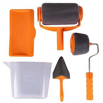Rullo e accessori per pittura antigoccia 5 in 1