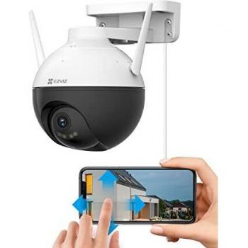 EZVIZ C8W 4MP Esterno Panoramica 360°, Visione Notturna 30m, AI, Impermeabile