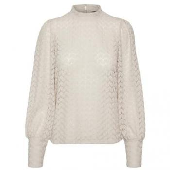 Vero Moda Bluse Becca 10302894 Beige Regular Fit XXL Damen