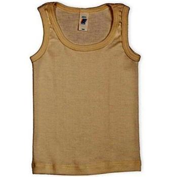 Chemise en laine et soie pour enfant Engel Nick & Ben, beige, taille 110