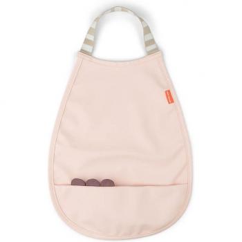 Bavoir élastique Croco bébé pull-over rose