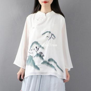 Blusa cheongsam