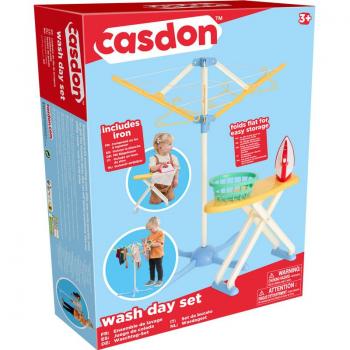 Kids' Steam Iron and Laundry Basket Play Kit