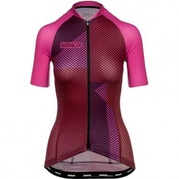 Maglia Bioracer Vesper Manica Corta Rosa Nero