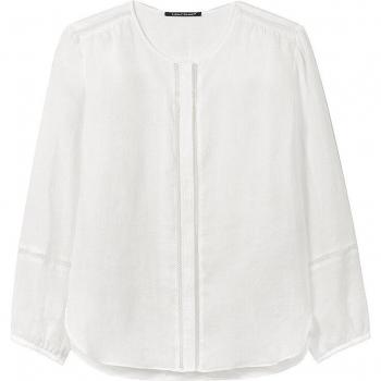 LUISA CERANO Elegante Bluse, Weiß, Größe 40