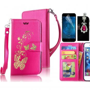 Funda Cuero Impresión PU para Samsung Galaxy S5 MINI