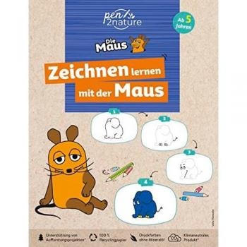 Zeichnen lernen mit der Maus. Zeichenschule für Kinder ab 5 Jahren