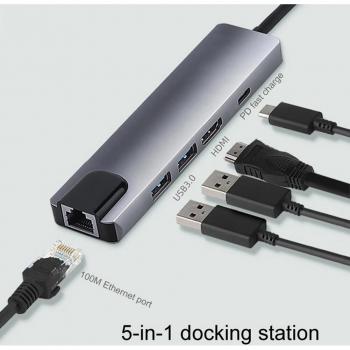 USB C Hub with 4K HDMI and PD Charging
