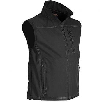 BLAKLADER 8170 Chelaco – Chaleco de trabajo negro, Softshell y sin mangas