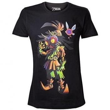 Legend of Zelda Camiseta Hombre Skull Kid Máscara de Majora, Negro