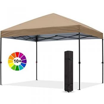 AbcCanopy Outdoor Pavillon 3×3 m – Khaki, Sonnenschutz & Pop‑Up