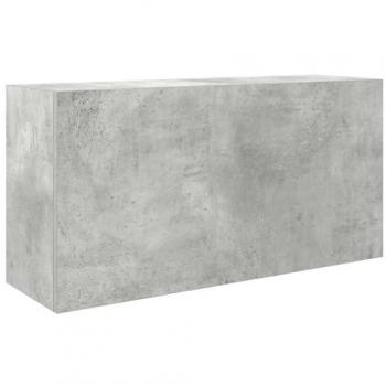 Mobile Bagno a Parete 80x25x40 cm Grigio
