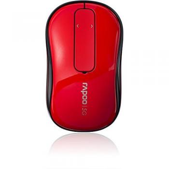 Rapoo T120P Red 5GHz Wireless Optical Mouse with Touchpad