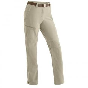Maier Sports Nata Zipp-Off Hose Damen brown rice