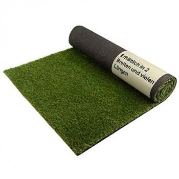 Primaflor Kunstrasen FORESTLAND, realistische Optik, 37 mm hoch, perfekt für Balkon & Terrasse