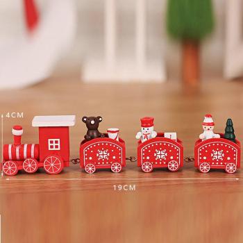 Tren de Madera para Decoraciones Festivas para Niños