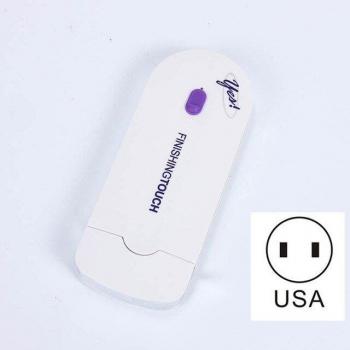 Depiladora y afeitadora eléctrica 2 en 1 para mujer, sin dolor, con sensor y USB