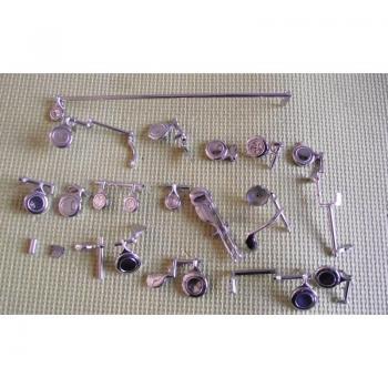 Flute Repair Kit with Nickel-Plated Keys