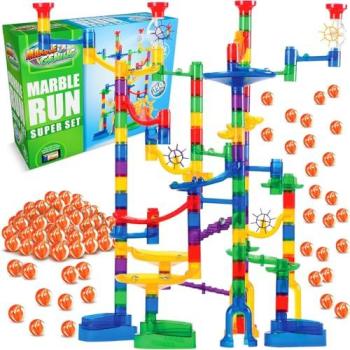 Parcours de Billes Magiques – Ensemble 100 pièces avec application d’instructions