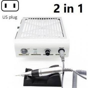 60W 2 in 1 Nagelbohrer mit Staubabsaugung und 35000 U/min für Nagelstudios