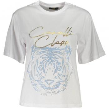 Cavalli Class Timeless Style White Tee