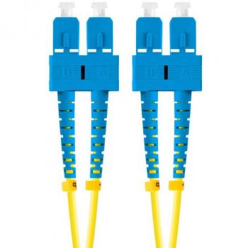 Latiguillo Fibra Optica 2M SC/UPC Lanberg G657A1 LSZH Amarillo