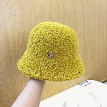 Gorra de pescador de piel sintética para otoño