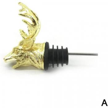 Deer Head Bottle Decor Wine Stopper
