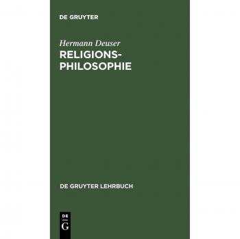 Religionsphilosophie, De Gruyter Lehrbuch