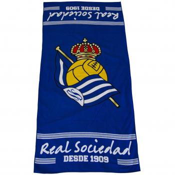 Toalla Azul y Blanco Toarso de la Real Sociedad Talla Única