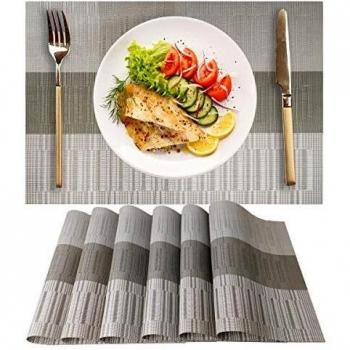 ZhengYue Woven Table Mats Set of 6