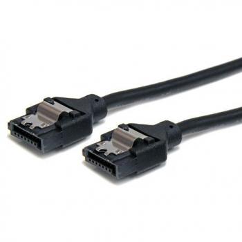 12‑Inch Round SATA Cable with Quick‑Lock Feature