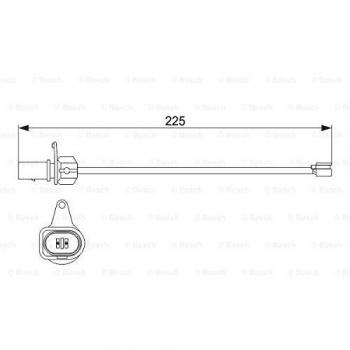 Bosch 1 987 474 511 Capteur Frein pour porter