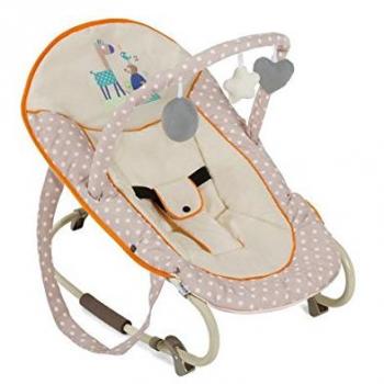 Hauck Deluxe Babywippe – Schaukelfunktion, verstellbare Rückenlehne, Tragegriffe