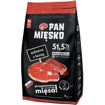 Pan Mięsko Medium bœuf, viande de chèvre pour chien