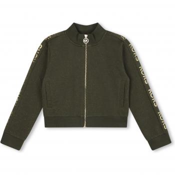 Fille Michael Kors Cardigan Molletonné Pailleté 4A Vert