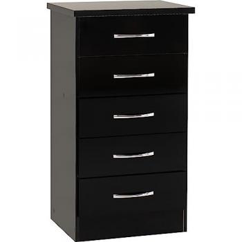 Seconique Nevada 5 Drawer Narrow Chest