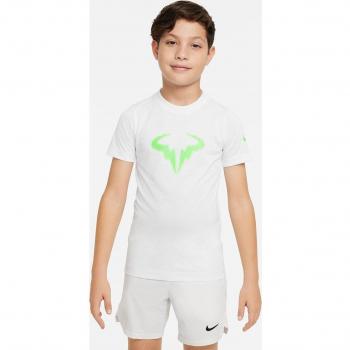 Nike Dri-Fit RAFA T-Shirt für Jungen, weiß, Größe L