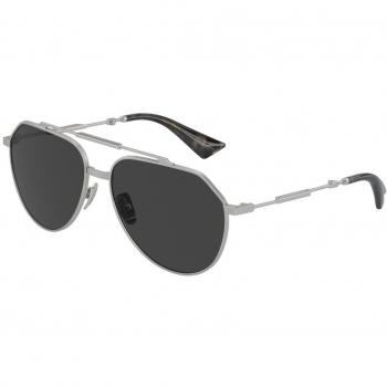 Gafas de Sol Dolce & Gabbana DG2302 Polarizadas para Hombre Metal Plata Gris 60mm