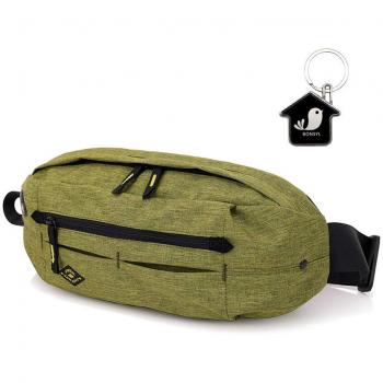 BONSYL Sac de Poitrine de Loisir Vert