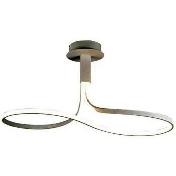 Inspired Lighting Nur Ceiling Fixture 40W LED 3000K, 3200lm, Dimmable White, Frosted Acrylic