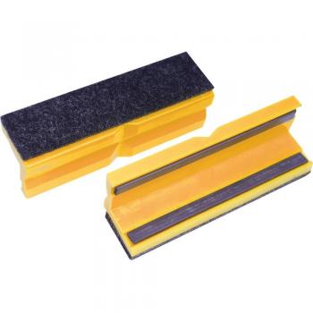 Dual Magnetic Soft Jaw Set – 100 mm Vise Attachments (BERNSTEIN BERN 9‑900 S6100)