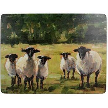 FleeceFront 30x23cm Sheep Design Mats