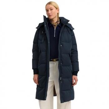 Bugatti Damen Steppmantel, Regular Fit, marine