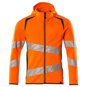 Mascot Accelerate Safe Hi-Vis Zipper Hoodie Orange/Dark Anthracite (XL)