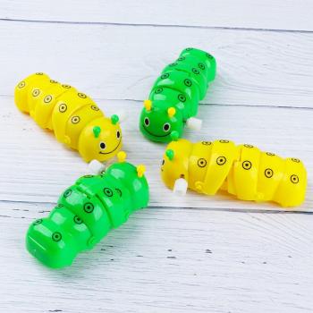 Plastic Caterpillar Clockwork Toy for Babies