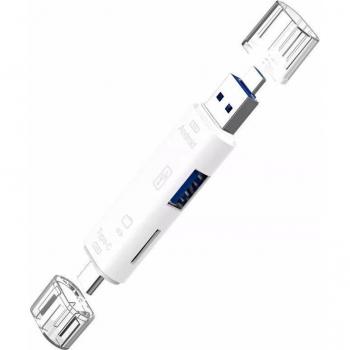 High-Speed Micro USB Type-C OTG Card Reader