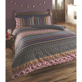 Indian Ethnic Print King Bed Duvet Cover Set