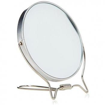 Miroir Métallique Double Beter avec Support Pliable