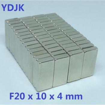 Super Strong NdFeB Rectangular Magnets 20x10x4 mm